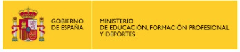 Logo Ministerio Educación, Formación Profesional y Deportes